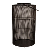 Sagebrook Home Transitional Metal 26" Wire Lantern, Black 15443 Black Metal