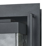 Overton 12'' High 1-Light Outdoor Sconce - Matte Black