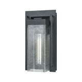 Overton 12'' High 1-Light Outdoor Sconce - Matte Black