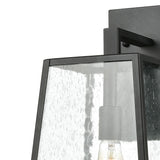 Meditterano 18'' High 1-Light Outdoor Sconce - Matte Black