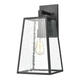 Meditterano 18'' High 1-Light Outdoor Sconce - Matte Black