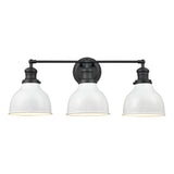 Haralson 24'' Wide 3-Light Vanity Light - Charcoal