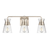 Brookville 22'' Wide 3-Light Vanity Light - Satin Nickel