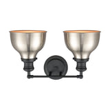 Haralson 17'' Wide 2-Light Vanity Light - Charcoal