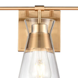 Brookville 22'' Wide 3-Light Vanity Light - Burnished Brass