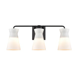 Brookville 22'' Wide 3-Light Vanity Light - Matte Black