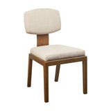 Lemmy Modern/Contemporary Armless Upholstered Dining Chair Set of 2