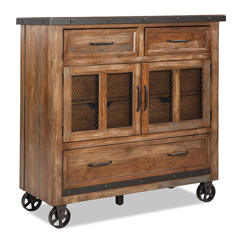 Intercon Taos Bedroom Rustic Taos Media Chest TS-BR-3507MC-CYB-C TS-BR-3507MC-CYB-C