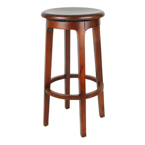 New Pacific Direct Foxy Mahogany Swivel Bar Stool SFX2 Cinnamon Brown