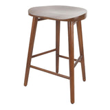 New Pacific Direct Monti Mindi Counter Stool SFX2 Cinnamon Brown