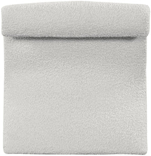 Mulberry Boucle Fabric / Iron / Foam Contemporary Cream Boucle Fabric Accent Chair - 27" W x 30.5" D x 27" H