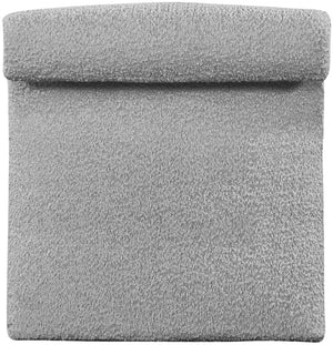 Mulberry Boucle Fabric / Iron / Foam Contemporary Grey Boucle Fabric Accent Chair - 27" W x 30.5" D x 27" H