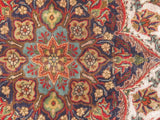 Pasargad Vintage Lahore Collection Red Wool Area Rug 048482-PASARGAD