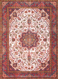Vintage Lahore Collection Red Wool Area Rug