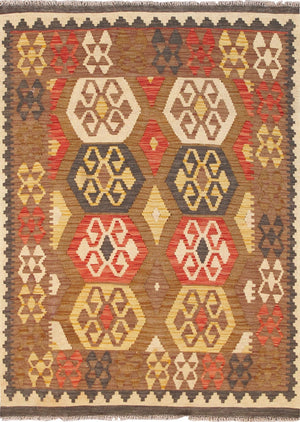 Pasargad Kilim Collection Hand-Woven Wool Area Rug 048584-PASARGAD