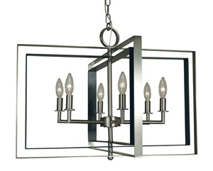 6-Light Symmetry Dining Chandelier