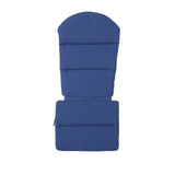 Malibu Outdoor Water-Resistant Adirondack Chair Cushions (Set of 2), Navy Blue