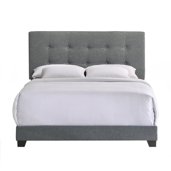 Intercon Addysonbeds Contemporary Addyson Upholstered Queen Bed UB-BR-ADYQEN-GNM-C UB-BR-ADYQEN-GNM-C
