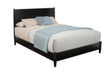 Alpine Furniture Flynn Full Platform Bed, Black 766BLK-08F Black Mahogany Solids & Okoume Veneer 58.5 x 81 x 47