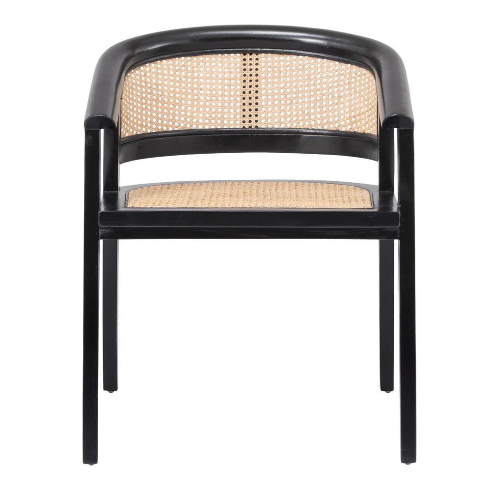 Seine Rattan Dining Chair Black/Natural