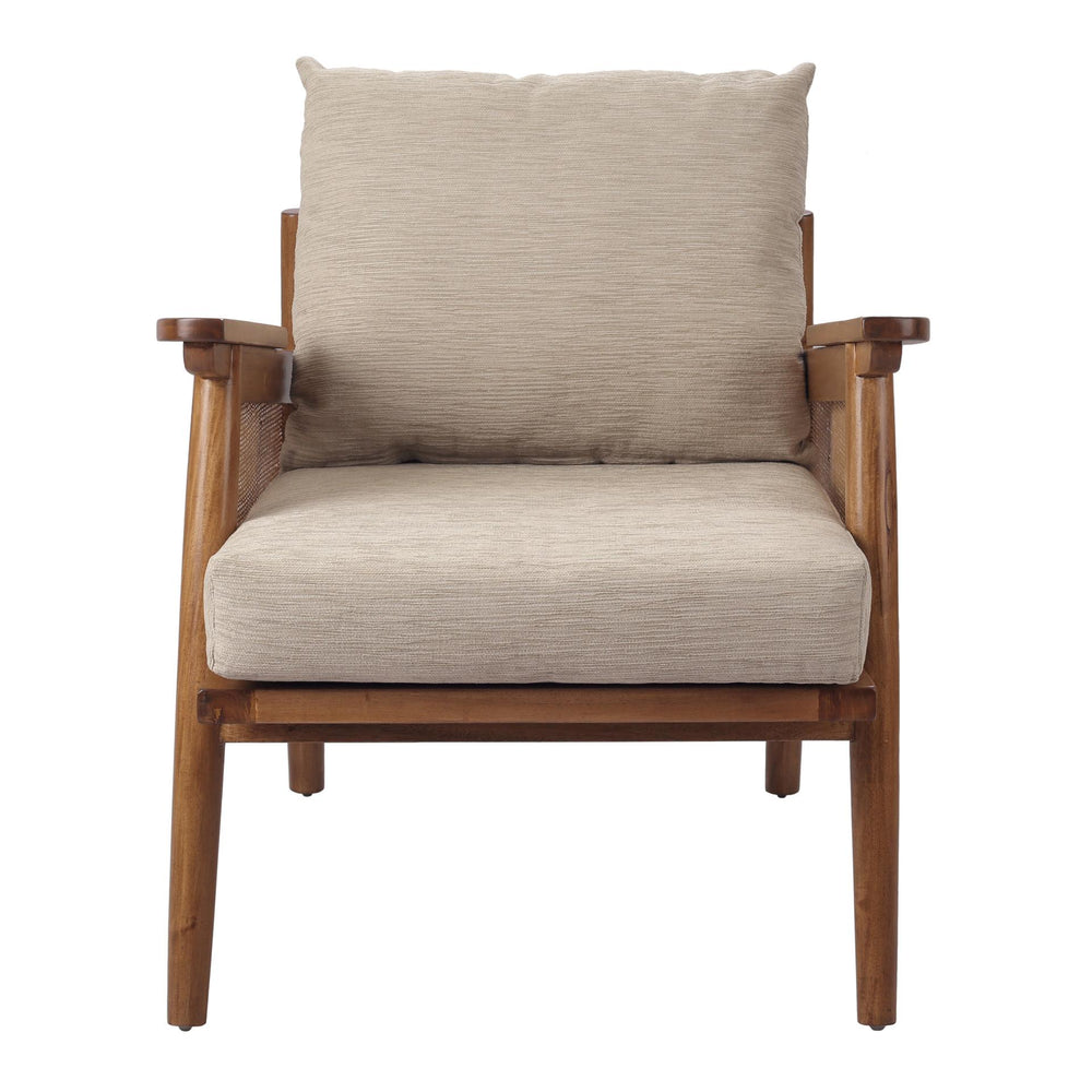 Teramo Rattan Accent Chair Mid Brown