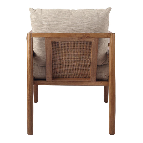 Teramo Rattan Accent Chair Mid Brown