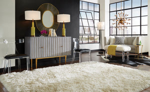 Delphine Cabinet - Gray