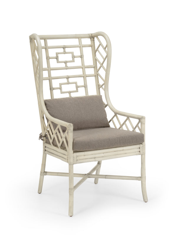 Gwyneth Wing Chair - White