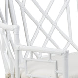 Wild Palm Settee - White