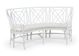 Wild Palm Settee - White