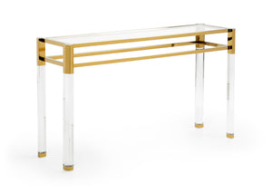 Cranston Brass Console
