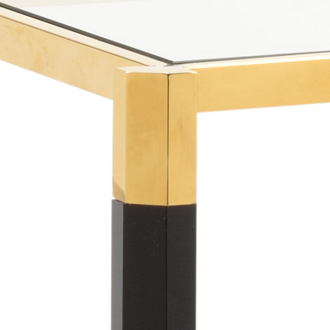 Boulevardier Bar Cart - Elegant Black Acrylic & Gold Stainless Steel for Glamorous Entertaining