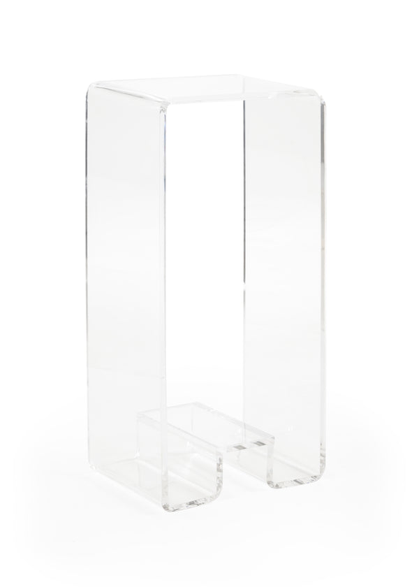 Mykonos Pedestal - Elegant Clear Acrylic Stand for Displaying Plants, Decor & Accessories, 36" High