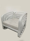 Waterfall Tub Chair-White