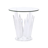 Geode End Table - Clear