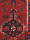 Pasargad Vintage Azerbaijan Red Lamb's Wool Area Rug ' ' 049327-PASARGAD