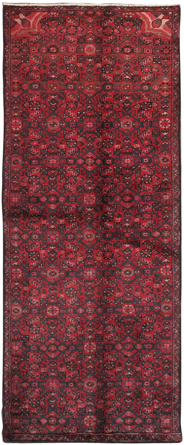 Pasargad Vintage Azerbaijan Red Lamb's Wool Area Rug ' ' 049332-PASARGAD