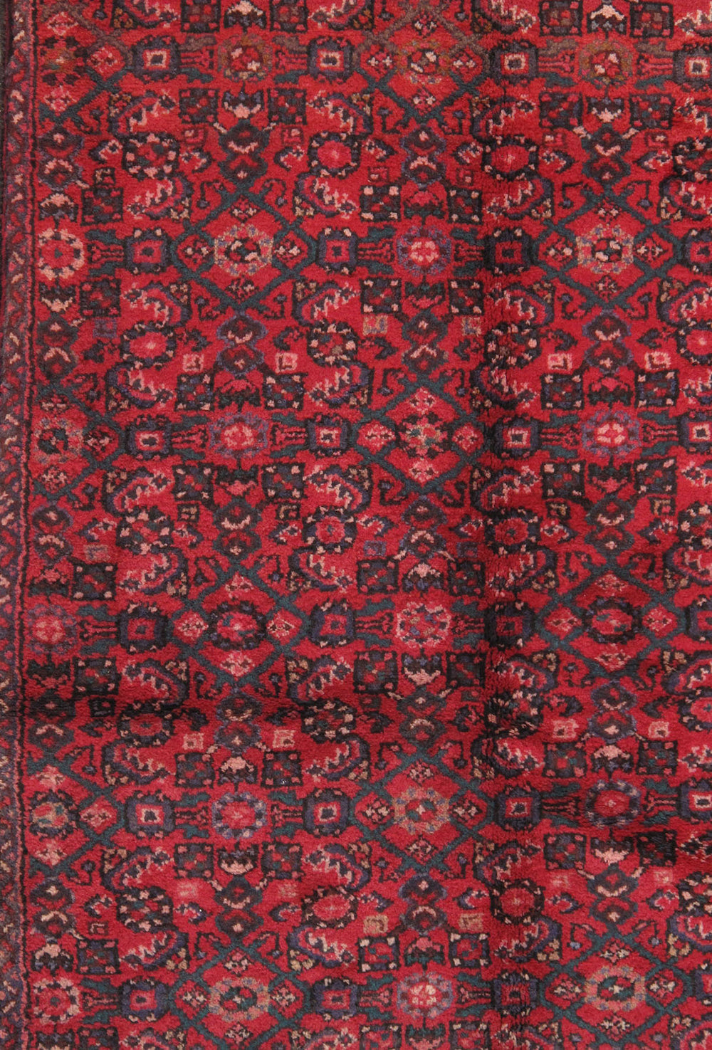 Pasargad Vintage Azerbaijan Red Lamb's Wool Area Rug ' ' 049332-PASARGAD