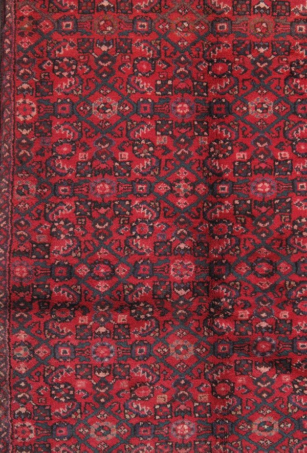 Pasargad Vintage Azerbaijan Red Lamb's Wool Area Rug ' ' 049332-PASARGAD