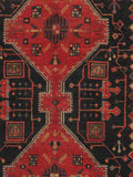 Pasargad Vintage Azerbaijan Black Lamb's Wool Area Rug ' ' 049341-PASARGAD