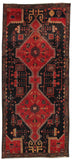 Pasargad Vintage Azerbaijan Black Lamb's Wool Area Rug ' ' 049341-PASARGAD