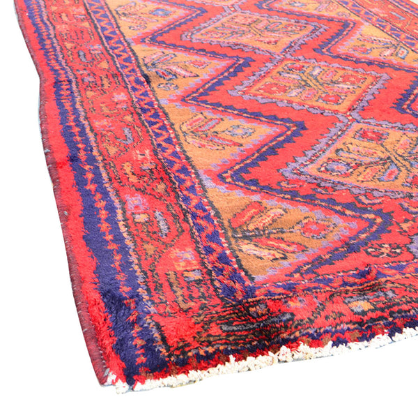 Pasargad Vintage Azerbaijan Red Lamb's Wool Area Rug ' ' 049347-PASARGAD