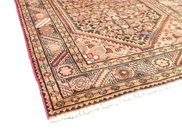 Pasargad Vintage Azerbaijan Red Lamb's Wool Area Rug ' ' 049357-PASARGAD
