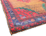 Pasargad Vintage Azerbaijan Red Lamb's Wool Area Rug ' ' 049359-PASARGAD