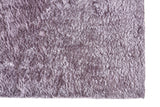 Indochine Plush Shag Rug with Metallic Sheen, Amethyst Quartz, 8ft x 8ft Round