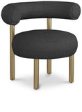 Bordeaux Boucle Fabric Contemporary Accent Chair