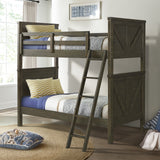 Tahoe Youth Farmhouse Twin over Twin Bunk Bed | River Rock