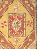 Pasargad Vintage Oushak Collection Coral Lamb's Wool Area Rug 049675-PASARGAD