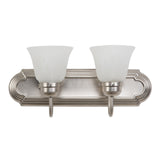 Yosemite Home Decor Bathroom Vanity Series Two-Light Incandescent 4992-2SN-YHD