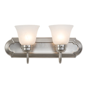 Yosemite Home Decor Bathroom Vanity Series Two-Light Incandescent 4992-2SN-YHD